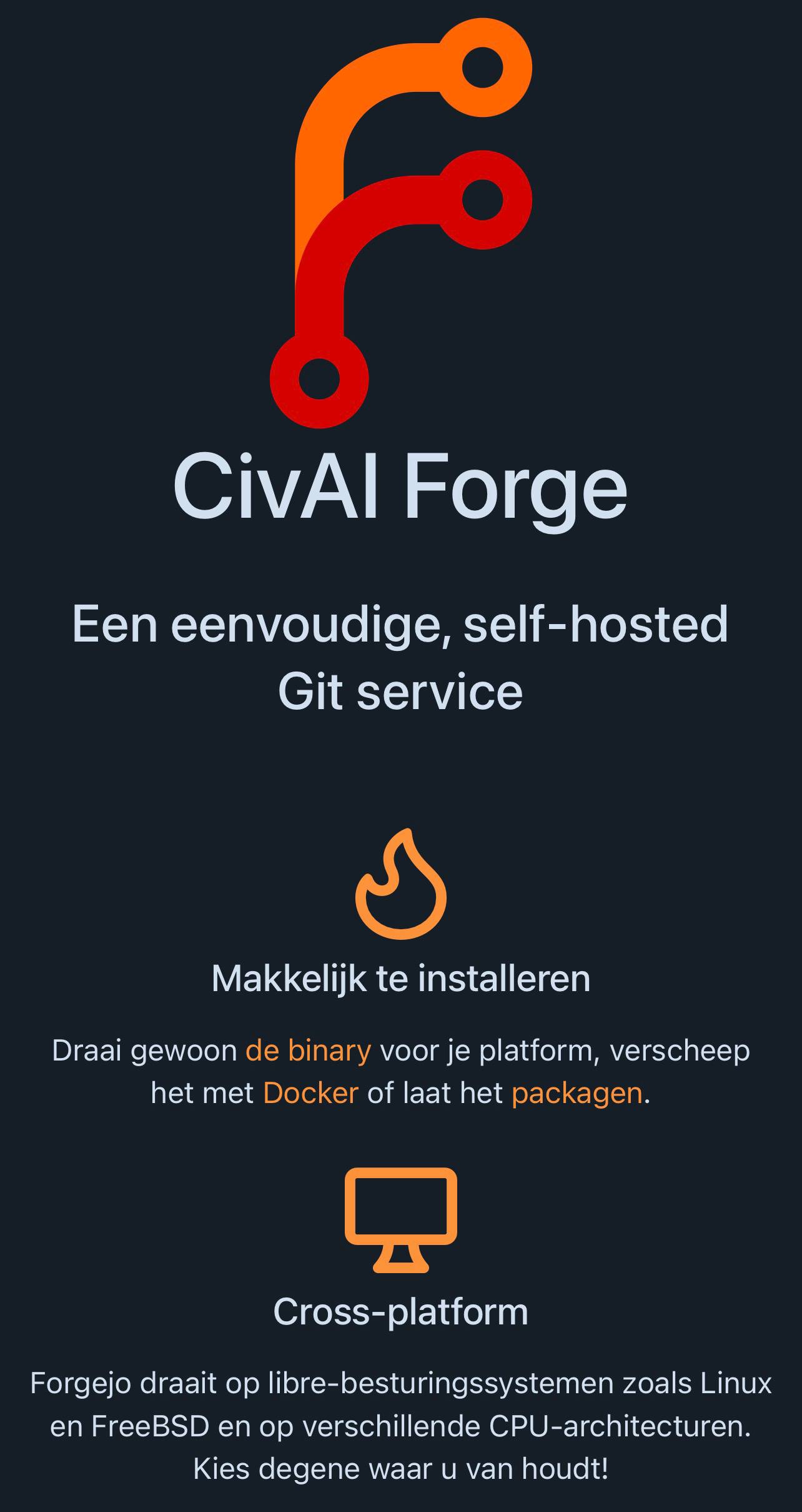 CivAI verlaat GitHub voor een eigen, open source Forge | CivAI Nieuws