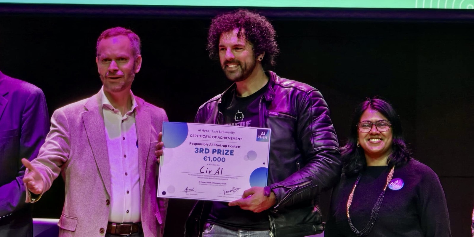 Third prize for CivAI in the Responsible AI Start-up Contest in Rotterdam | CivAI News