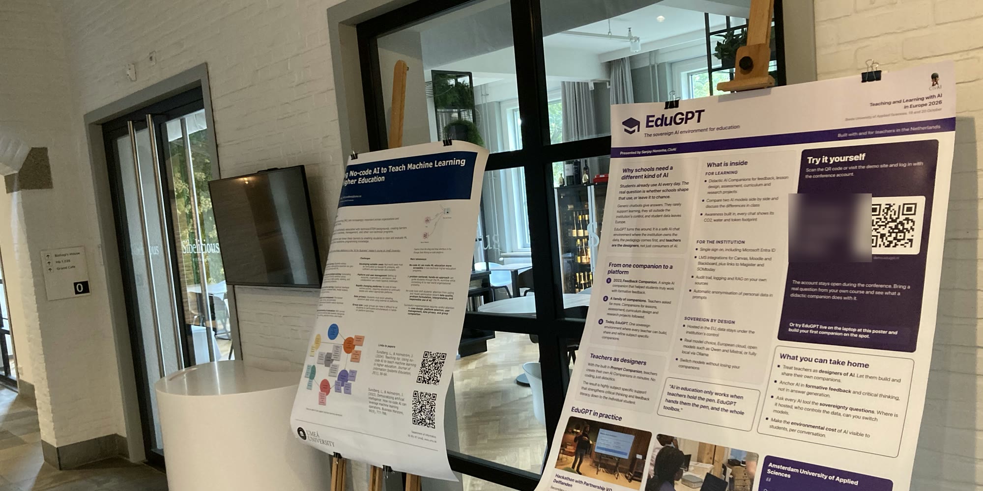 EduGPT at Teaching and Learning with AI in Europe in Breda, with thanks to Sanjay Noronha | CivAI News